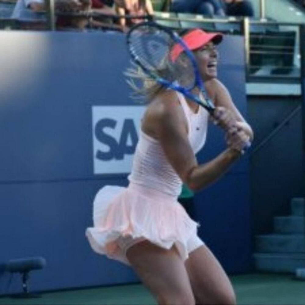 Nike Court Maria Sharapova Breathe Tennis Tank Small- Sunset Tint NWOT - Picture 11 of 16